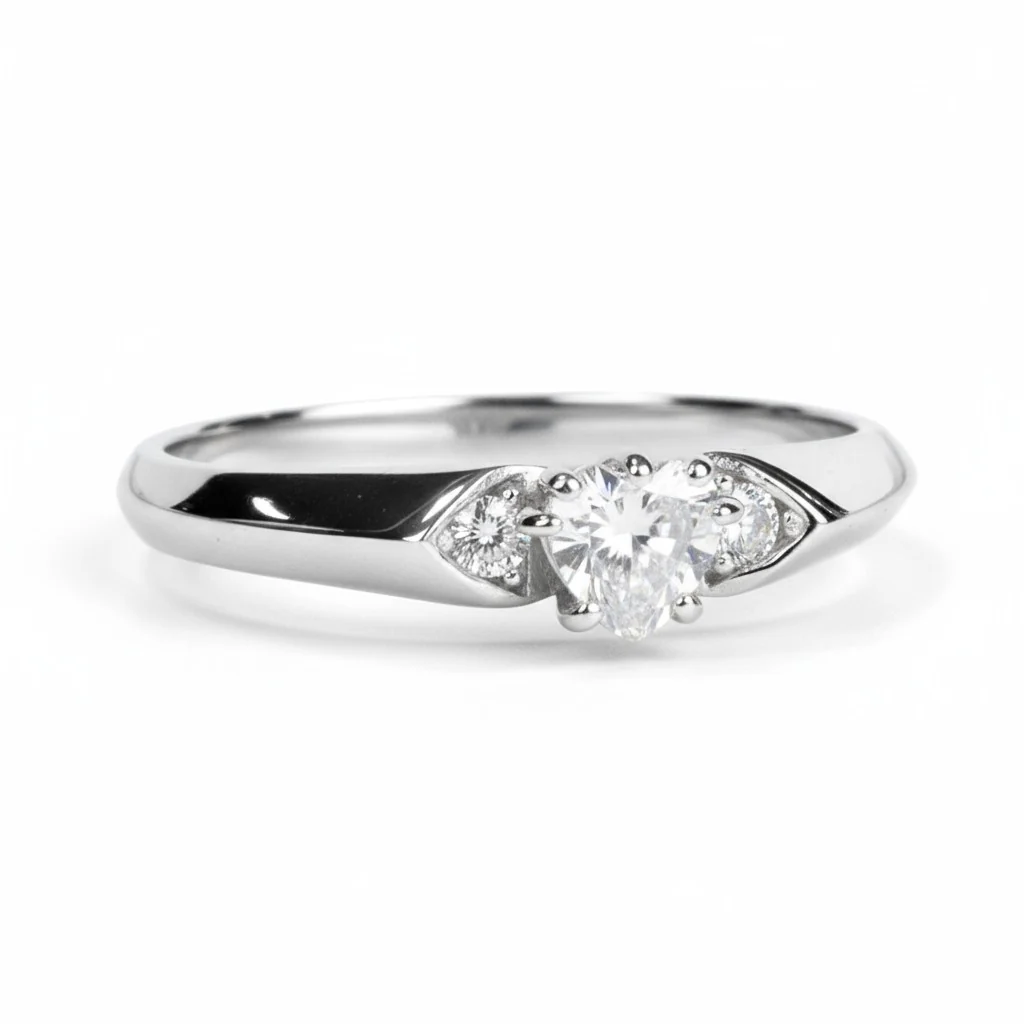 Anel Solitário Slim Prata 925 Rose - Image 3