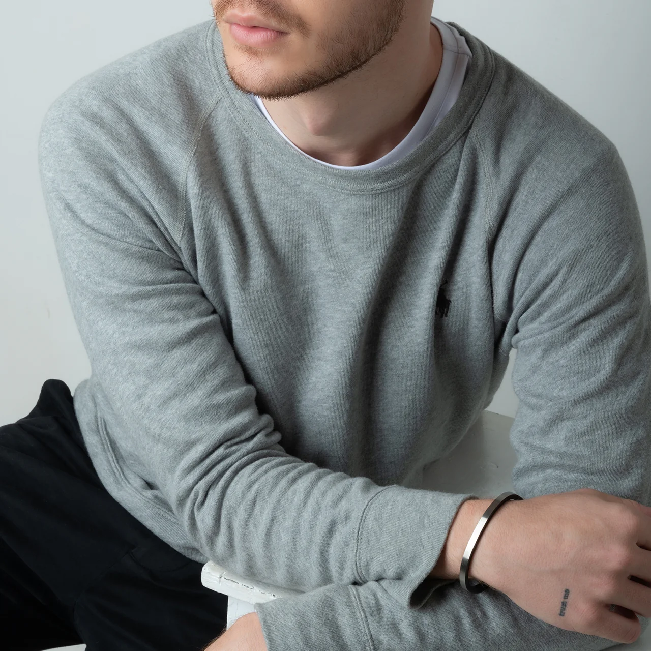 Bracelete Nagano Titânio Prata e Preto - Image 3