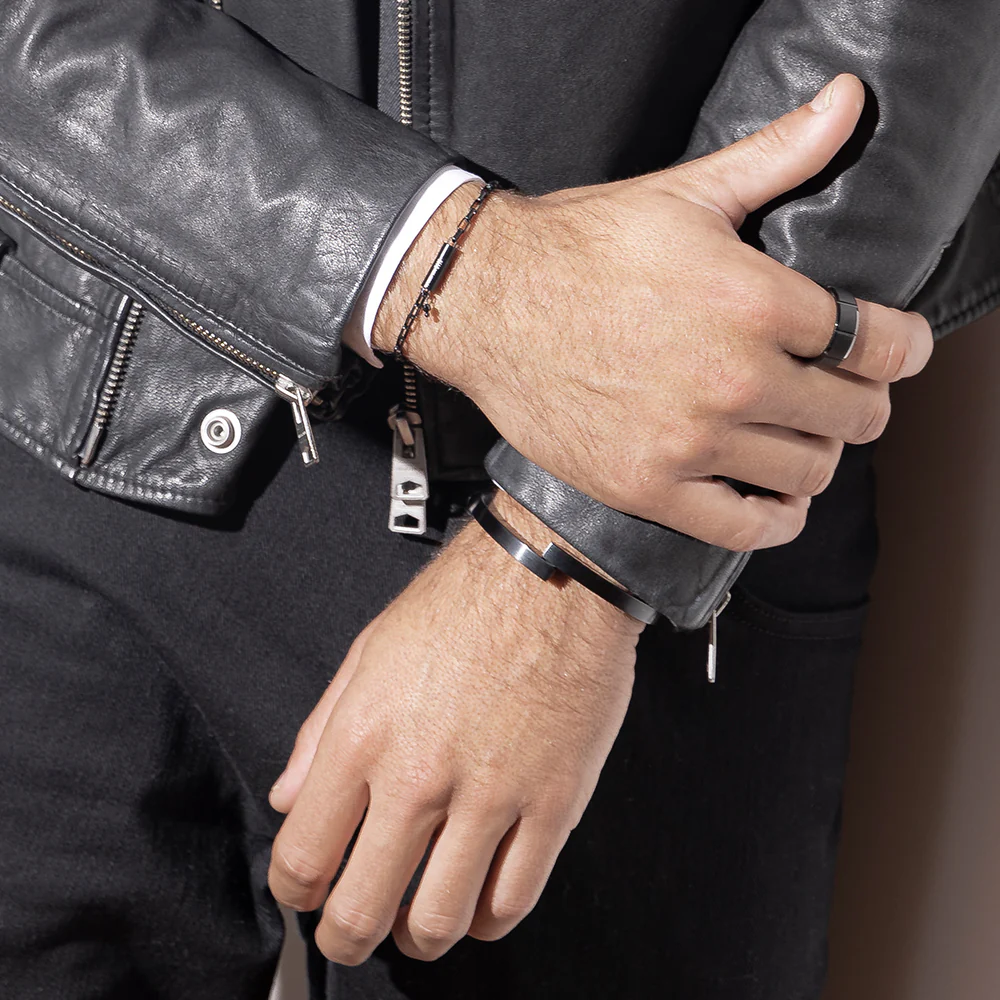 Bracelete Yoko Titânio Preto - Image 3