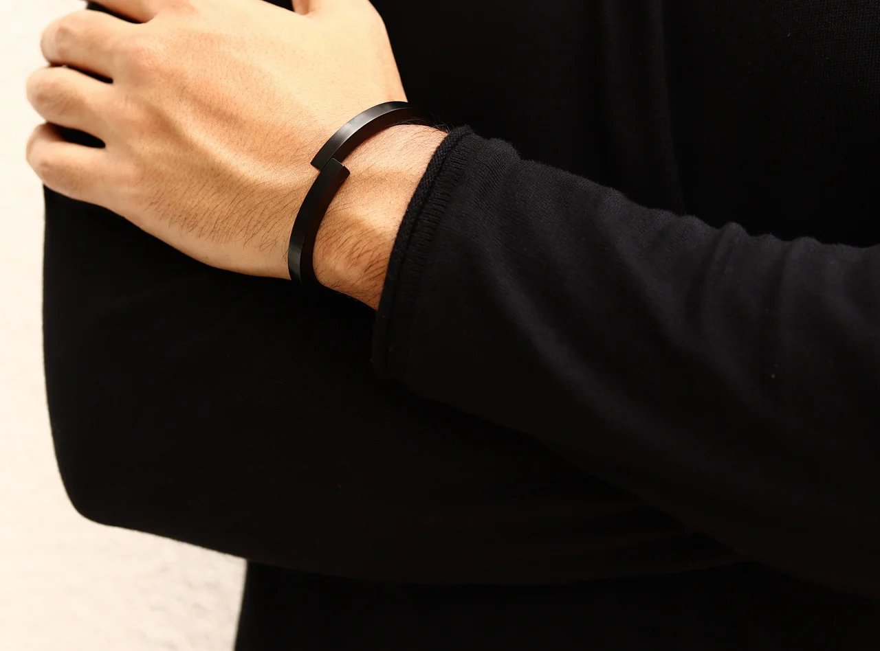 Bracelete Yoko Titânio Preto - Image 4