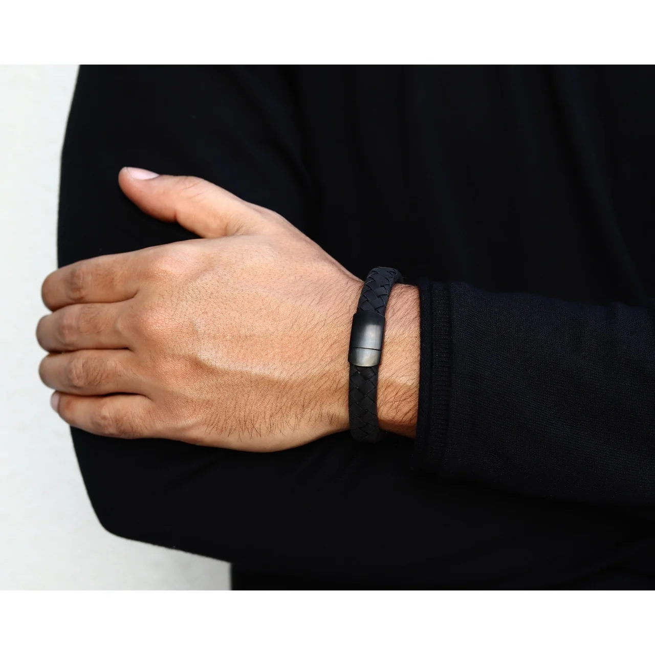 Pulseira de Couro Italiano Milan - Image 5