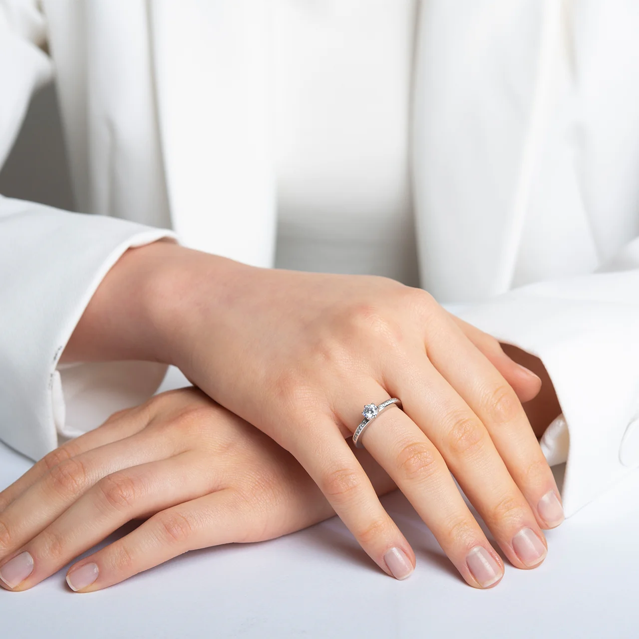 Anel Solitário Prata 925 Passion - Image 4