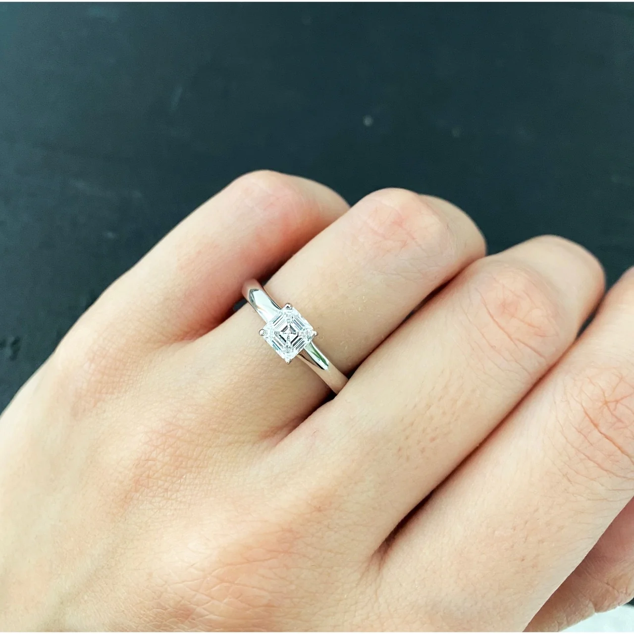 Anel Solitário Prata 925 Eternity - Image 3